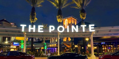 The entrance to The Pointe Orlando complex.